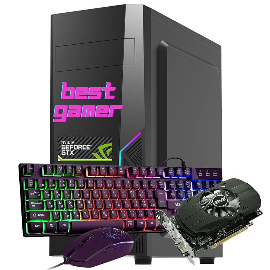 Amazon.co.jp: 【整備済み品】WaffleMK ゲーミングPC タワー型